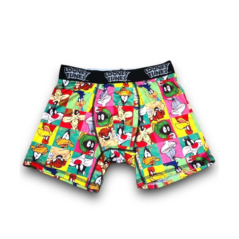 ACME Looney Tunes Men's Boxer Brief & Crew Sock Set (8-12.5) - Large